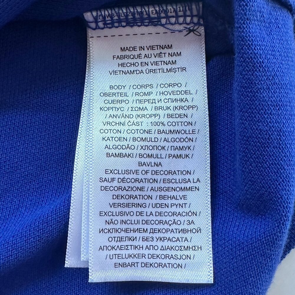 Ralph Lauren | Bear Polo Shirt | XXL | Classic Fit | Royal Blue | 100% Cotton - Picture 7 of 16